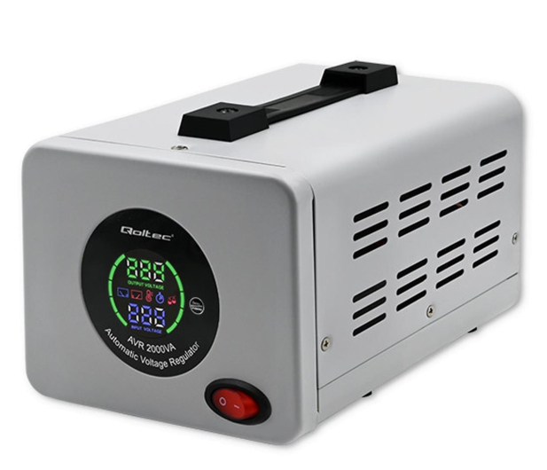 Qoltec Automatyczny stabilizator napięcia AVR 2000VA - 1180206 - zdjęcie
